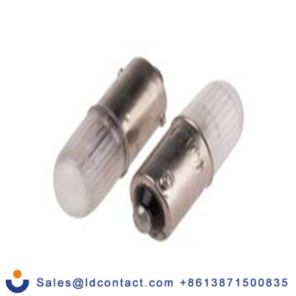 RS PRO 124-6415  蓝色 面板安装指示器, 220 V ac 焊片端接, 平齐边框, 银色边框, IP40