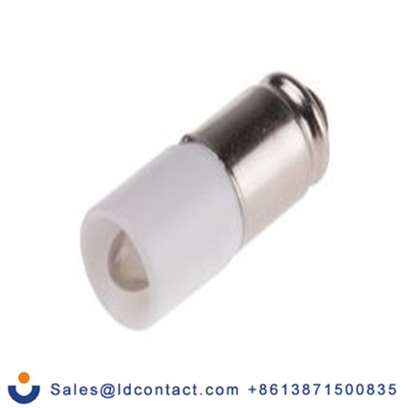 RS PRO 204-445  黄色 面板安装指示器, 24 V dc 导线端接, 凸型边框, 黑色边框