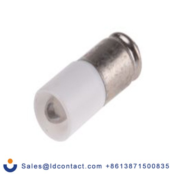 RS PRO 209-642  指示灯, 多芯片, 黄色, BA9灯座, Φ10 mm, 28 mm长, 585 nm长, 24 V ac/dc