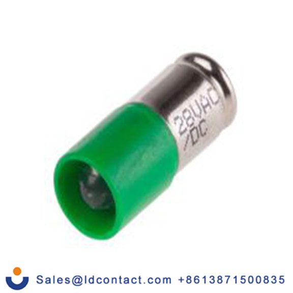 RS PRO 210-210  黄色 面板安装指示器, 12 V dc 焊接片端接, 凸型边框, 银色边框 面板安装