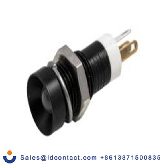 RS PRO 206-148  绿色, 红色, 黄色 面板安装指示器, 2 V dc 焊接片端接, 凹入式边框, 黑色边框 面板安装