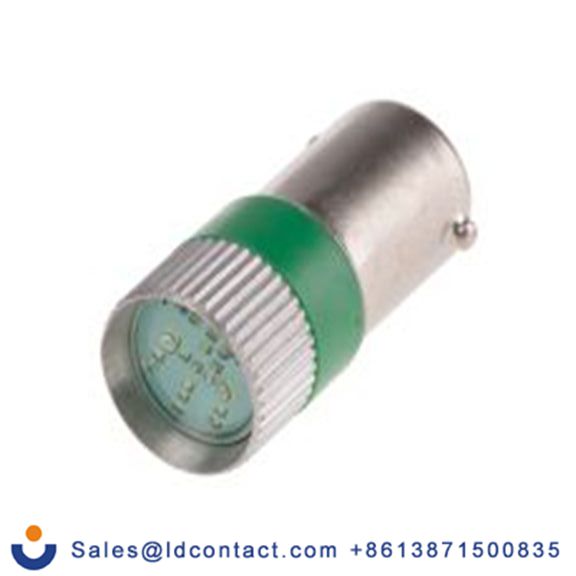 RS PRO 210-686  蓝色 面板安装指示器, 12 V, 凸型边框, 银色边框, IP40