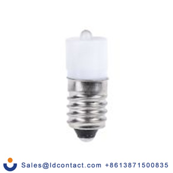 RS PRO 209-478  指示灯, 单芯片, 红色, BA9灯座, Φ10 mm, 24 mm长, 630 nm长, 24 V ac/dc