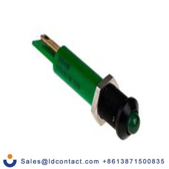 RS PRO 209-406  绿色 面板安装指示器, 230 V ac, 凸型边框 面板安装