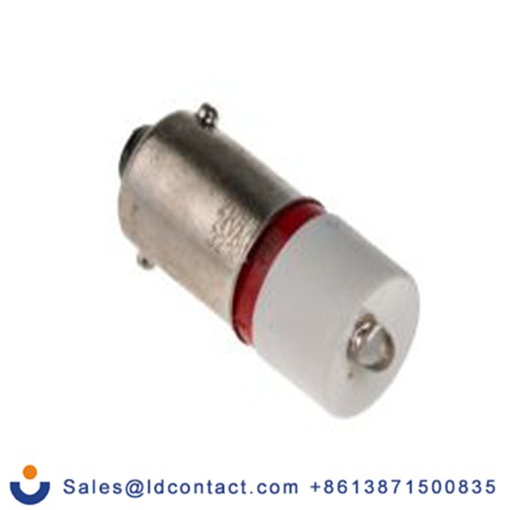 RS PRO 208-964  红色 面板安装指示器, 24 V dc 导线端接, 凸型边框, 黑色边框