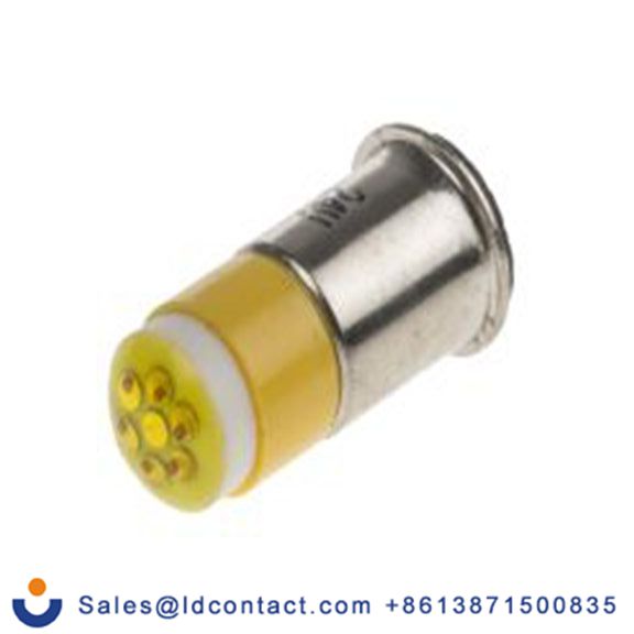 RS PRO 212-468  黄色 面板安装指示器, 12 V 焊接片端接, 凸型边框, IP40