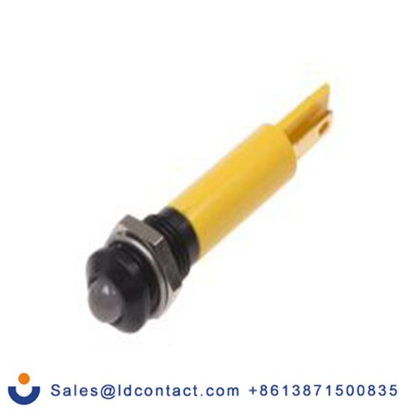 RS PRO 211-566  黄色 面板安装指示器, 24 V ac/dc 焊接片端接, 凸型边框, IP40