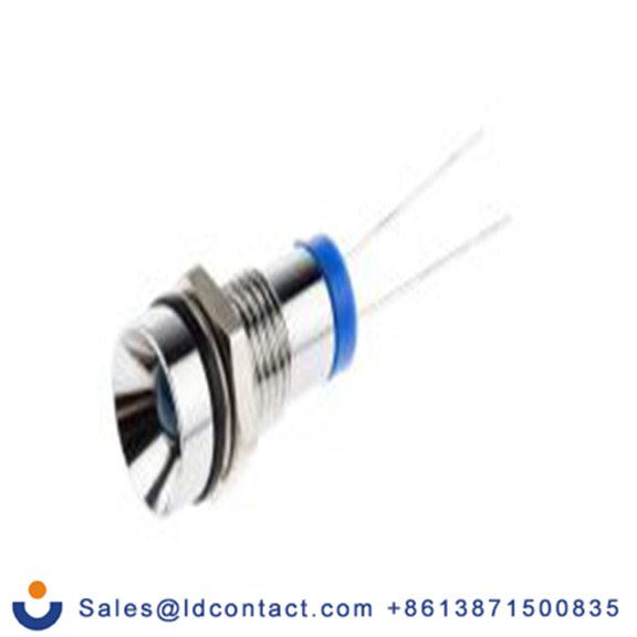 RS PRO 212-109  蓝色 面板安装指示器, 2 V dc, 凹入式边框, 银色边框, IP40