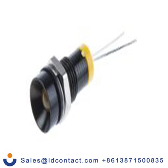 RS PRO 212-137  黄色 面板安装指示器, 2 V dc, 凹入式边框, IP40