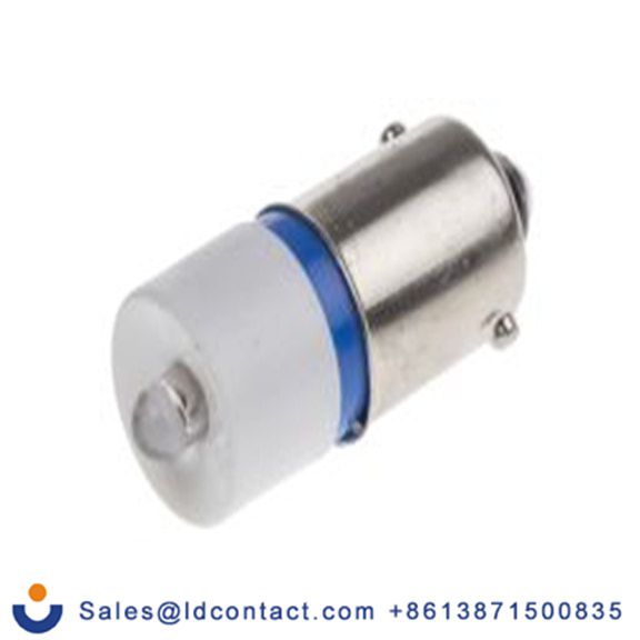 RS PRO 210-557  黄色 面板安装指示器, 12 V ac 焊接片端接, 凸型边框, 银色边框