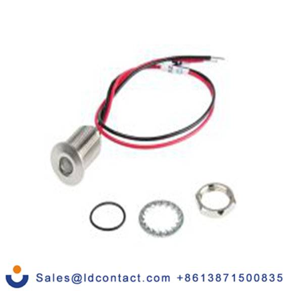RS PRO 139-3364  红色 面板安装指示器, 1.8 V dc, 3.3 V dc 导线端接, 平齐边框, IP40