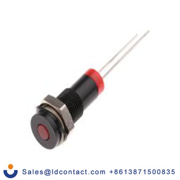 RS PRO 700-1592  红色 面板安装指示器, 2 V dc, 平齐边框, IP40