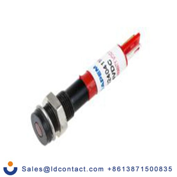 RS PRO 700-1625  红色 面板安装指示器, 24 V dc 焊接片端接, 平齐边框, IP40