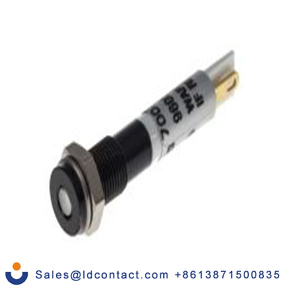 RS PRO 700-1628  白色 面板安装指示器, 12 V dc 焊接片端接, 平齐边框, IP40