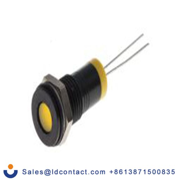 RS PRO 700-1722  黄色 面板安装指示器, 2 V dc, 平齐边框, IP40
