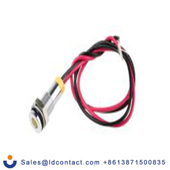 RS PRO 700-1798  黄色 面板安装指示器, 2 V dc 导线端接, 平齐边框, 银色边框, IP40