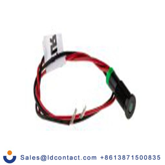 RS PRO 700-1845  绿色 面板安装指示器, 2 V dc 导线端接, 平齐边框, IP40