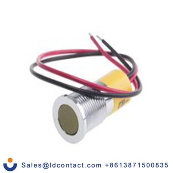 RS PRO 703-9074  黄色 面板安装指示器, 36 V dc, 6 V dc 导线端接, 平齐边框, 银色边框, IP40