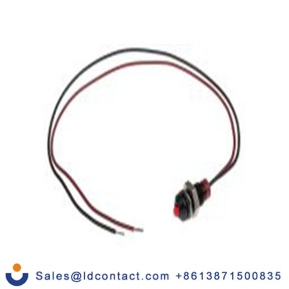 RS PRO 722-7704  红色 面板安装指示器, 2 V dc 导线端接, 凸型边框, IP40