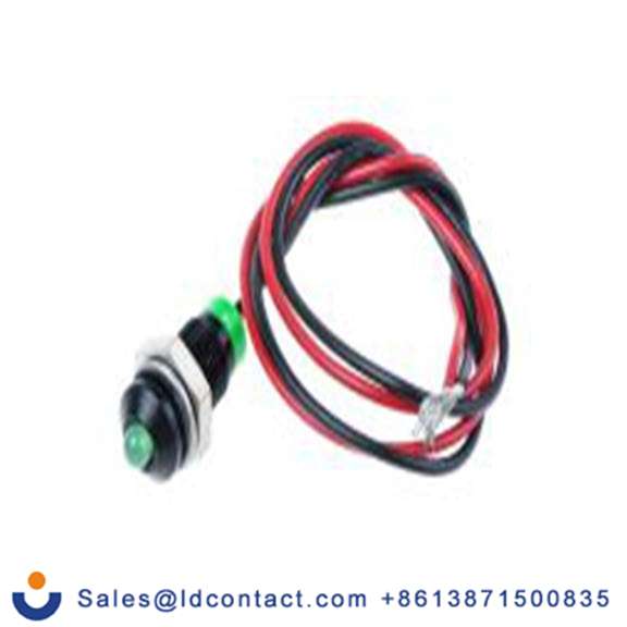 RS PRO 722-7713  绿色 面板安装指示器, 2 V dc 导线端接, 凸型边框, IP40