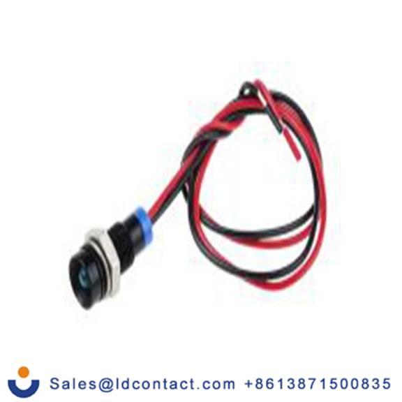 RS PRO 722-7738  蓝色 面板安装指示器, 2 V dc 导线端接, 凹入式边框, IP40