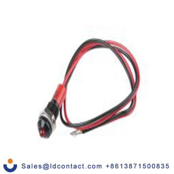 RS PRO 722-7886  红色 面板安装指示器, 24 V dc 导线端接, 凸型边框, IP40