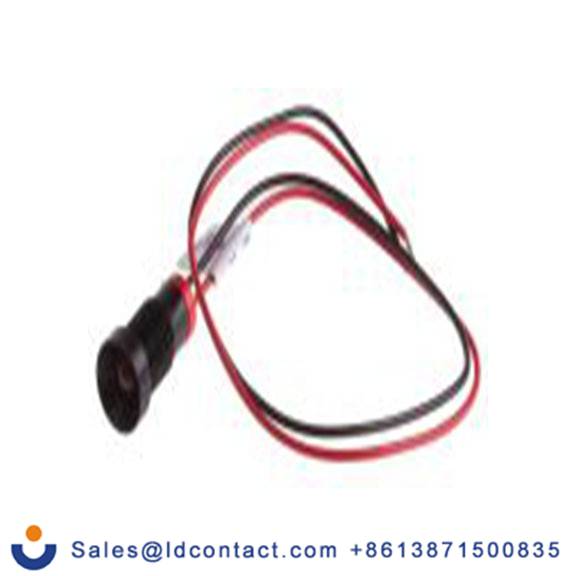 RS PRO 723-9356  红色 面板安装指示器, 2 V dc 导线端接, 凹入式边框, IP40