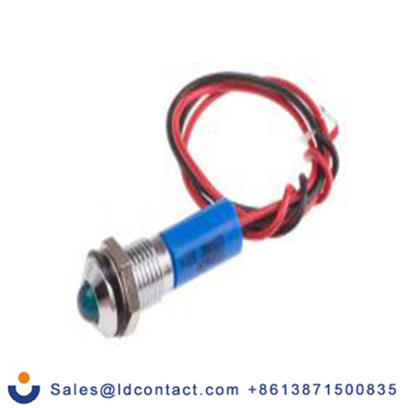 RS PRO 722-7772  白色 面板安装指示器, 24 V dc 导线端接, 凹入式边框, 银色边框, IP40