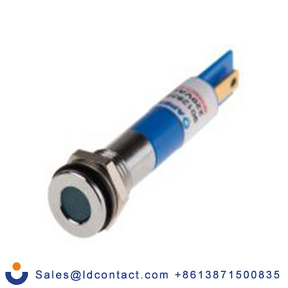 RS PRO 846-2917  蓝色 面板安装指示器, 220 V ac, 平齐边框, 银色边框, IP40