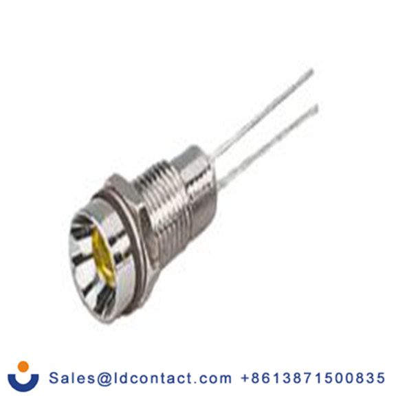 RS PRO 212-092  黄色 面板安装指示器, 2 V dc, 凹入式边框, 银色边框, IP40