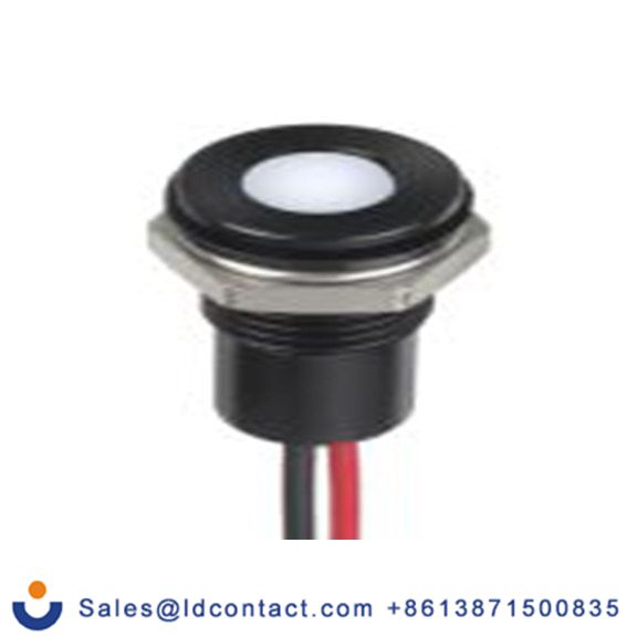 RS PRO 132-9147  白色 面板安装指示器, 1.8 V dc, 3.3 V dc 导线端接, 平齐边框, IP40