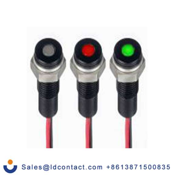 RS PRO 171-3828  红色 面板安装指示器, 10.8 V dc, 13.2 V dc 导线端接, 平齐边框, IP40