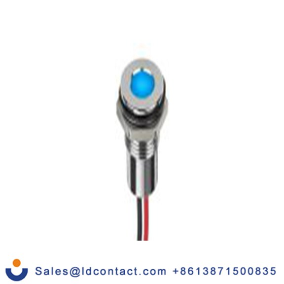 RS PRO 220-8929  面板安装 LED 蓝色 面板安装指示器, 电线端接, IP40 2V 8 mm