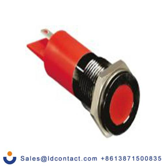 RS PRO 703-9058  红色 面板安装指示器, 36 V dc, 6 V dc 焊接片端接, 平齐边框, IP40