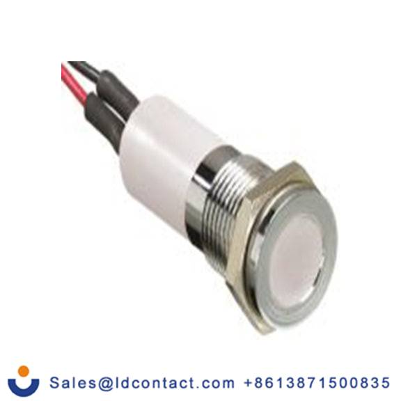 RS PRO 703-9086  白色 面板安装指示器, 36 V dc, 6 V dc 导线端接, 平齐边框, 银色边框, IP40