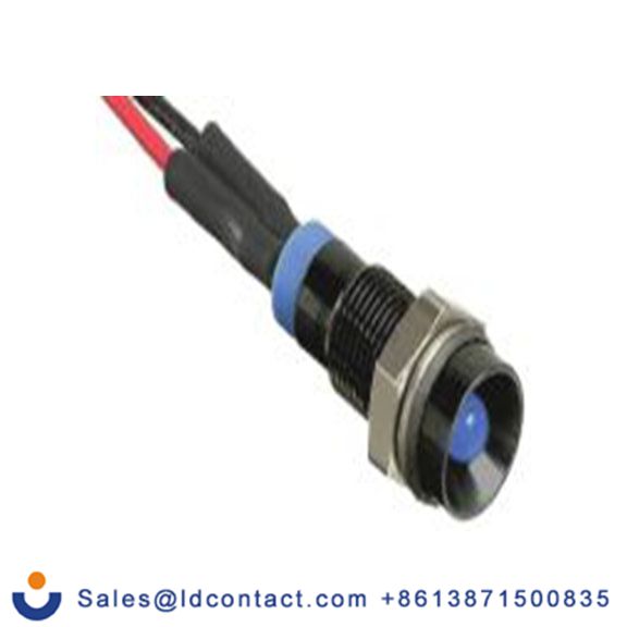 RS PRO 723-9375  蓝色 面板安装指示器, 2 V dc 导线端接, 凹入式边框, IP40