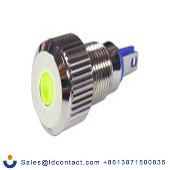 RS PRO 820-0570  黄色 面板安装指示器, 24 V 导线端接, 凸型边框, IP40