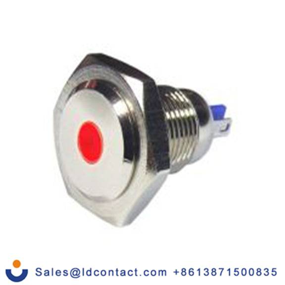 RS PRO 820-0586  红色 面板安装指示器, 24 V 导线端接, 凸型边框, IP40