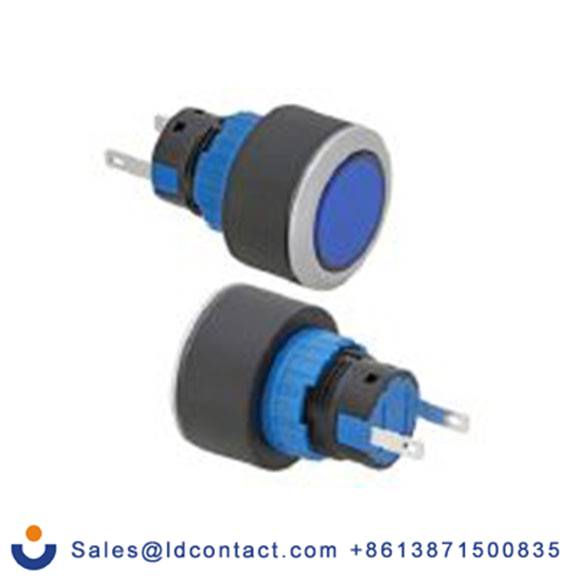 RS PRO 325-305  蓝色 面板安装指示器, 24 V 引脚端子端接, IP65