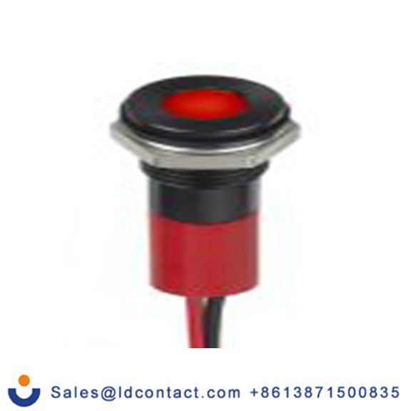 RS PRO 249-4311  冲水指示器 鲜红色 面板安装指示器, IP40 12V dc 8 mm, Q8系列