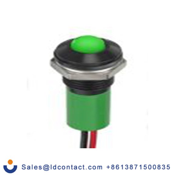 RS PRO 249-4327  指示器 亮绿 面板安装指示器, 电线端接, IP40 2V dc 8 mm, Q8系列