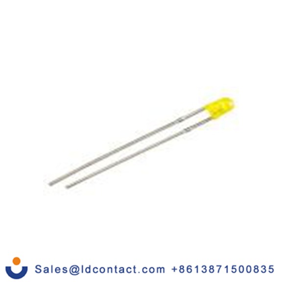 RS PRO 124-6407  黄色 面板安装指示器, 12 V dc 焊片端接, 平齐边框, 银色边框, IP40