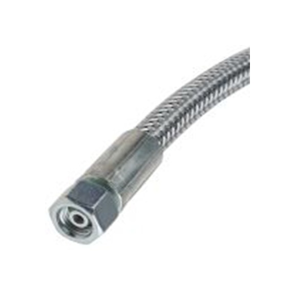 RS PRO,110-2243,高压胶管总成 电镀钢丝 钢丝胶管, 500 mm总长, 190 bar最大压力, 6.35 mm内径