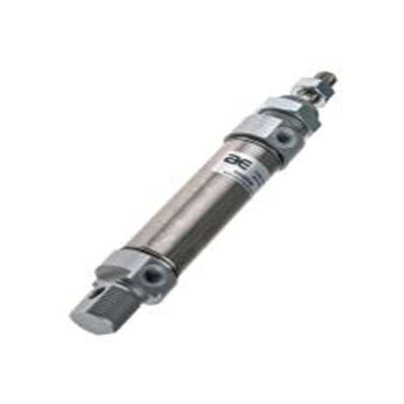 RS PRO,304-3870,双动式作用 气动活塞杆气缸, 25 mm孔径, 缓冲器缓冲 50 mm, ISO 6432系列