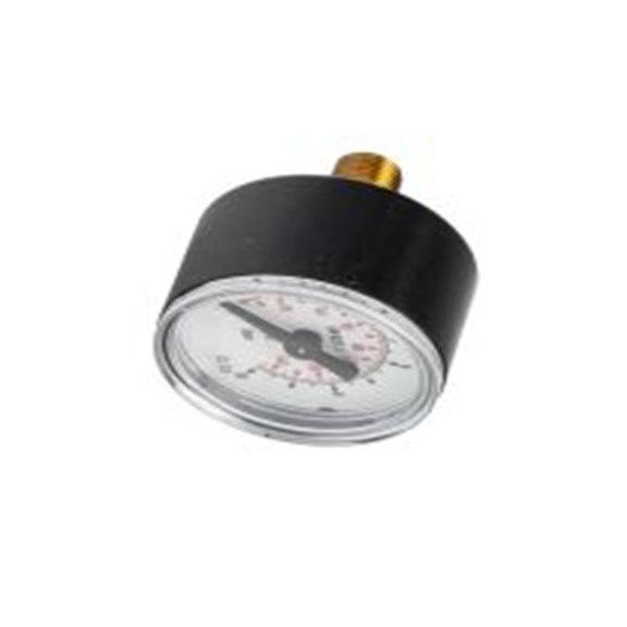 RS PRO,722-788,BSP 锥形 压力表 0 bar 40 mm 10 bar 校准, R 1/8 in接口, 1.6 %FS精度