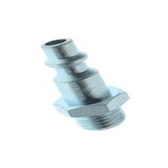 RS PRO,176-1105,耦合器螺纹接头 公, ISO 228 A 类, 302 不锈钢, 420 不锈钢, 镀镍黄铜, 丁腈橡胶 (NBR)制, 35 bar