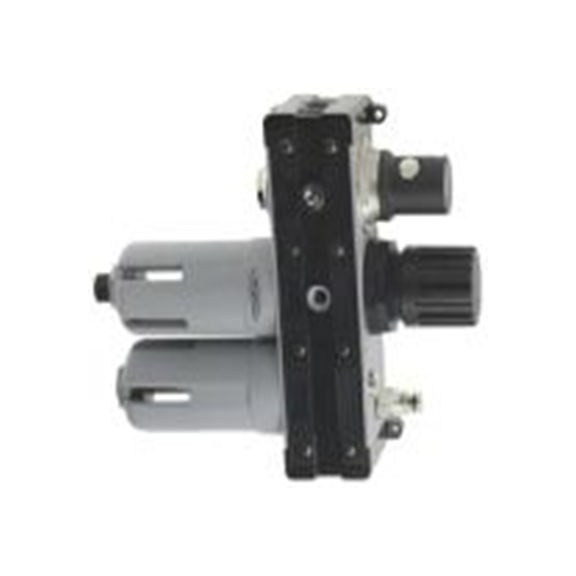 RS PRO,176-1735,整体式压力表 油雾器 (FRL), 3/4 in接口 8 bar, 20 μm过滤精度