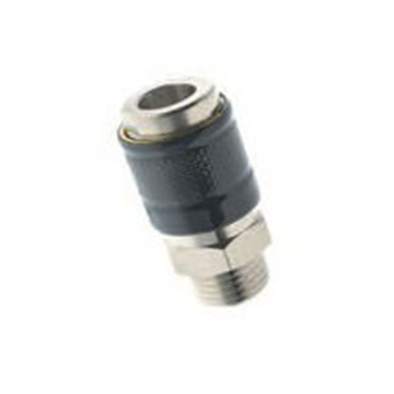 RS PRO,187-8793,气动快速接头 母插, BSP, 镀镍黄铜制, 12 bar