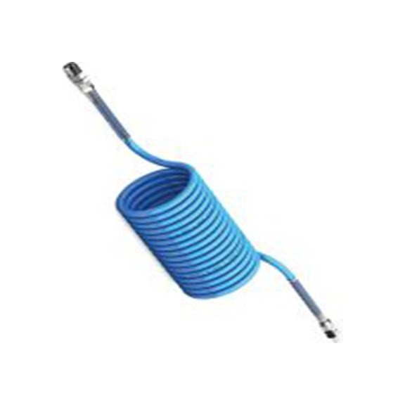 RS PRO,202-0944,蓝色 5 m 聚酰胺 弹簧气管, 9 mm内径, 12 mm外径, 最大15 bar -40 °C 80 °C, EC系列