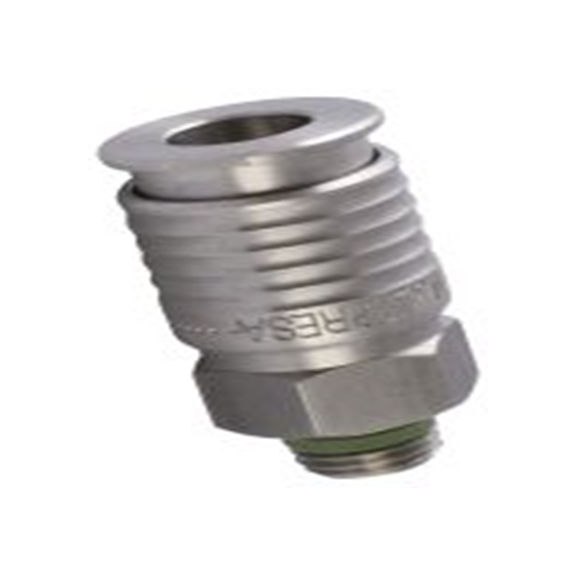 RS PRO,231-2687,气动直向螺纹-管适配器 公, 4mm, 钢制, 16 bar, 63190系列